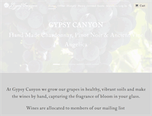 Tablet Screenshot of gypsycanyon.com